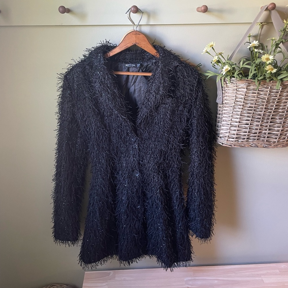 Nasty Gal~ opened back mini blazer dress. Perfect condition!